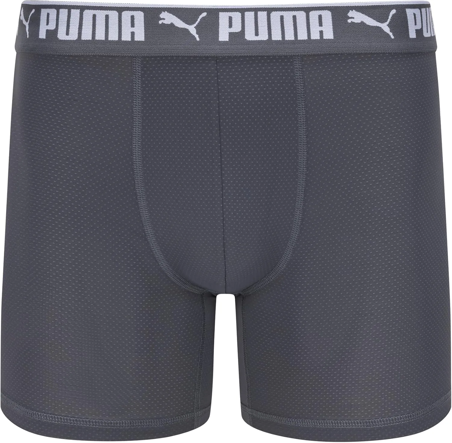 PUMA Men's 360-degree Mesh 5 Pack Boxer Briefs