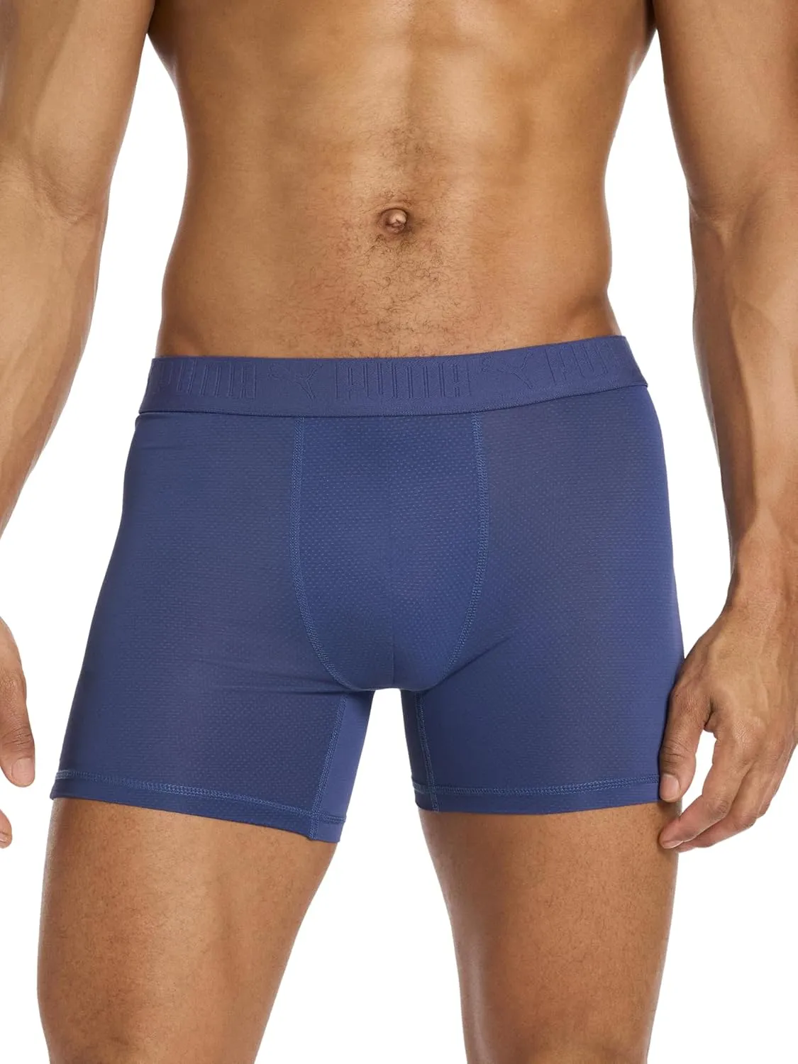 PUMA Men's 360-degree Mesh 5 Pack Boxer Briefs