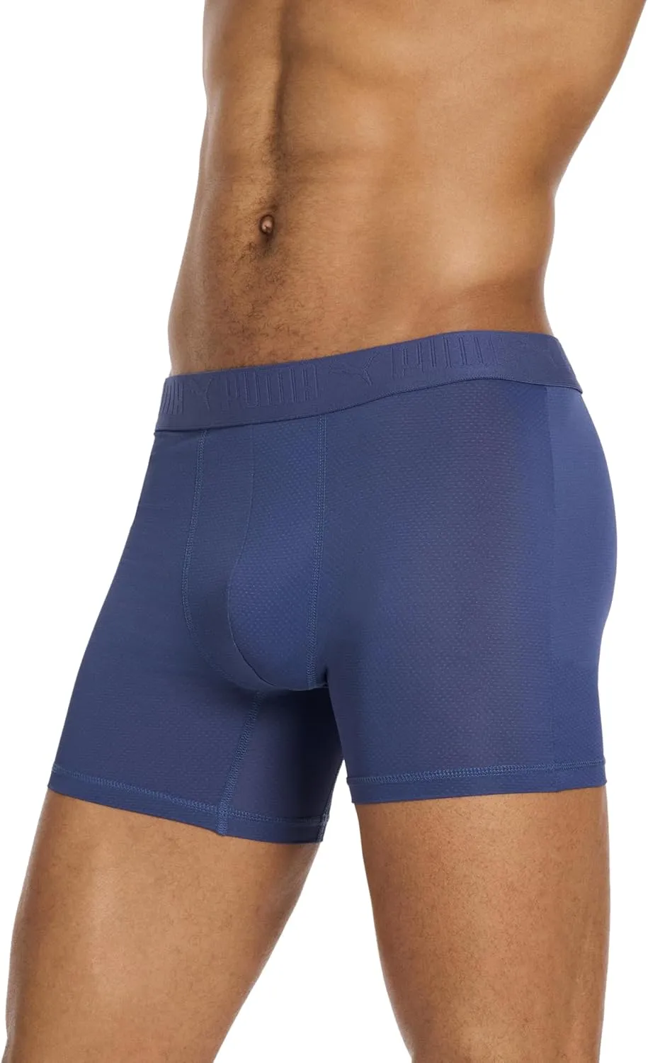 PUMA Men's 360-degree Mesh 5 Pack Boxer Briefs