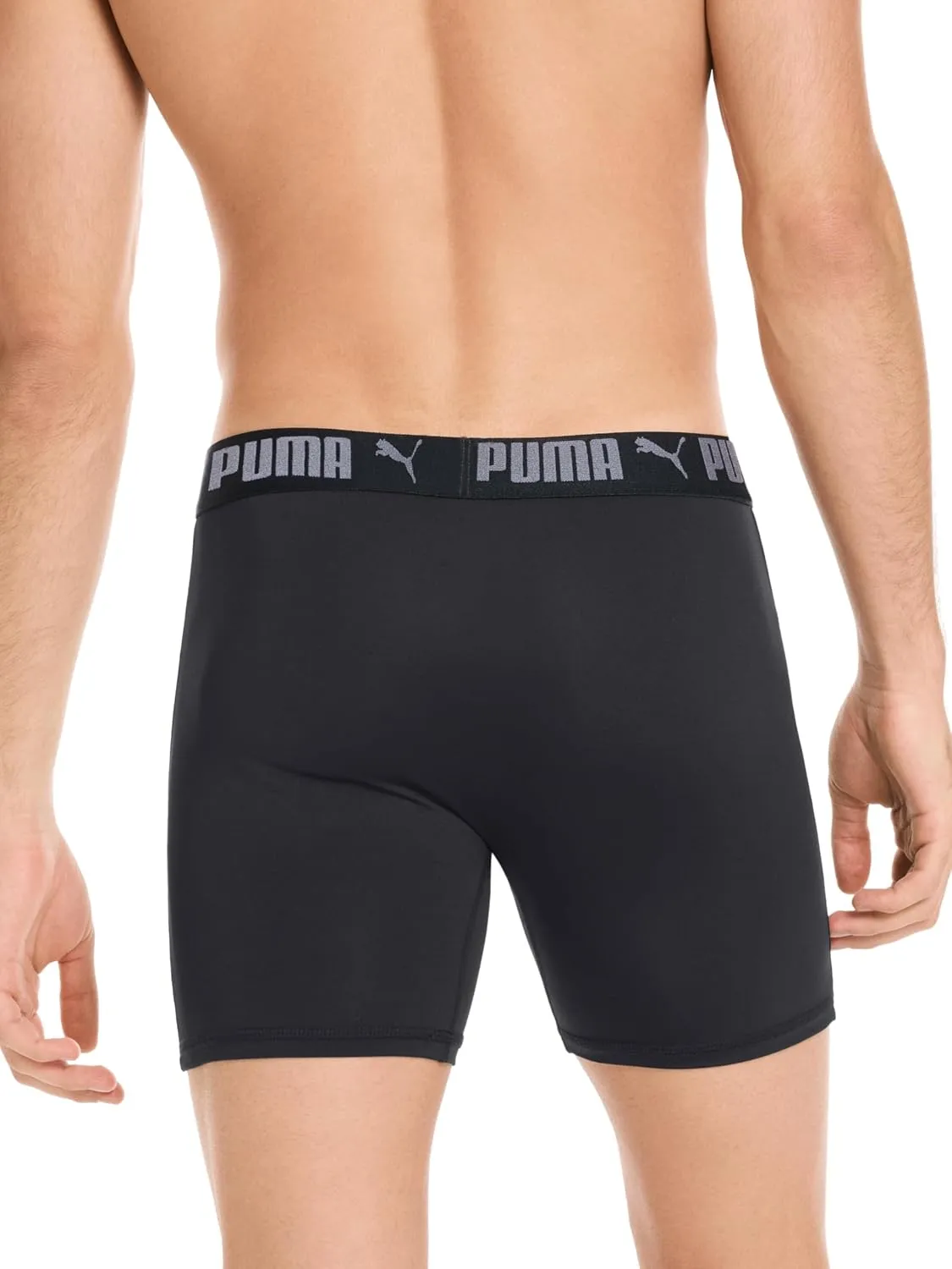PUMA Men's 5 Pack Performance Boxer Briefs