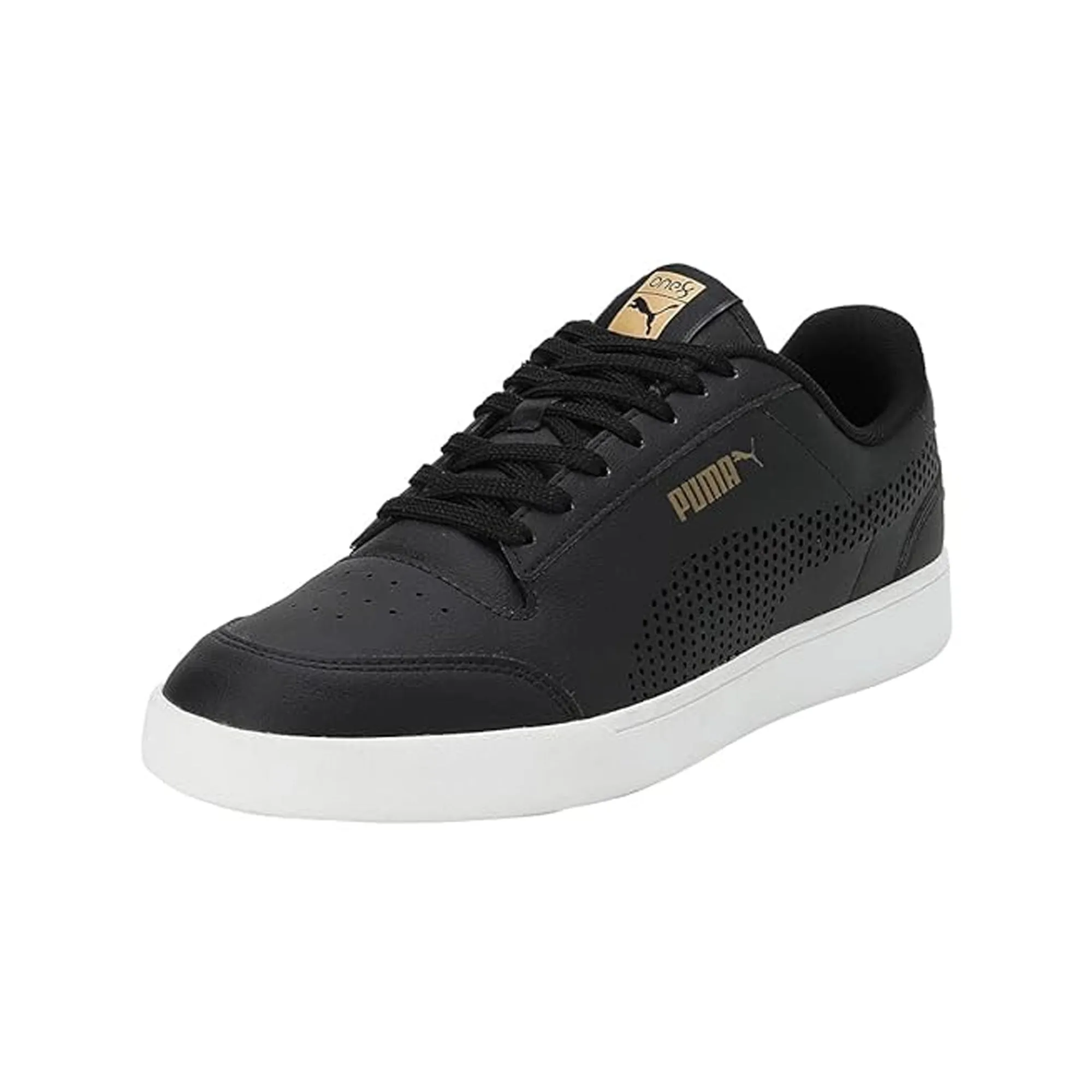 Puma Shuffle One8 V3 Better Men's Sneaker (Black-White-Team Gold) 39329402