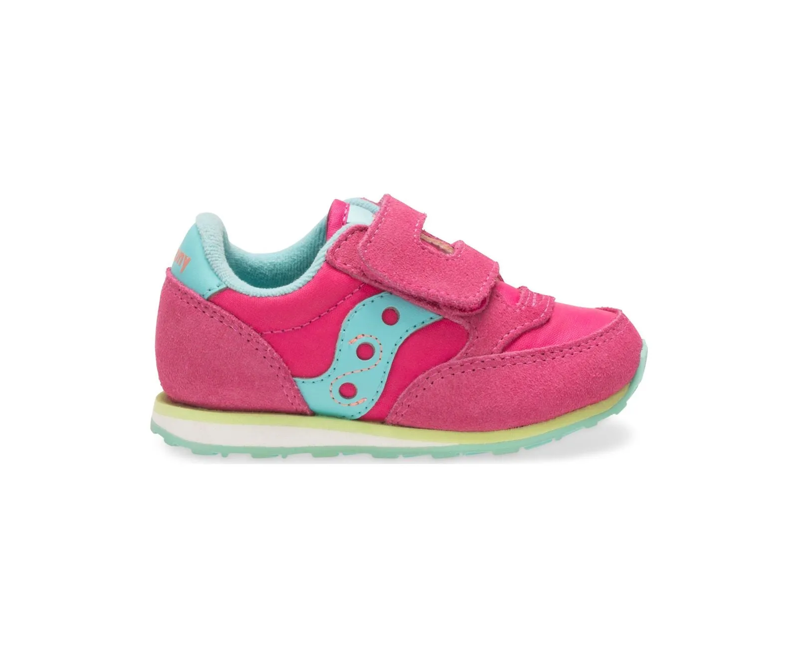 Saucony Baby Jazz HL | Pink/Turquoise/Lime Toddler Sneakers