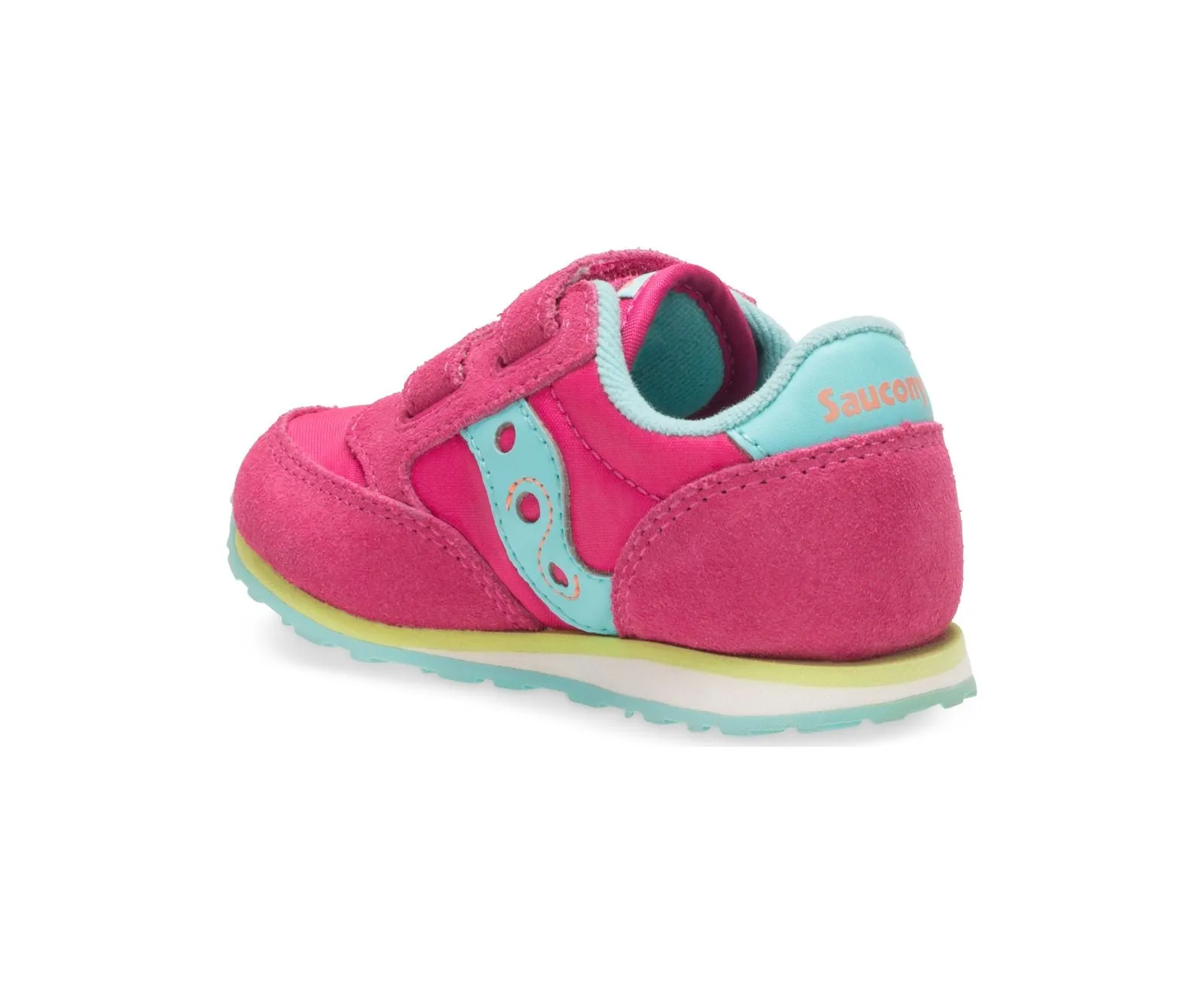 Saucony Baby Jazz HL | Pink/Turquoise/Lime Toddler Sneakers