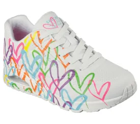 Skechers Womens JGoldcrown: Uno - Highlight Love 177981 WHITE / MULTI