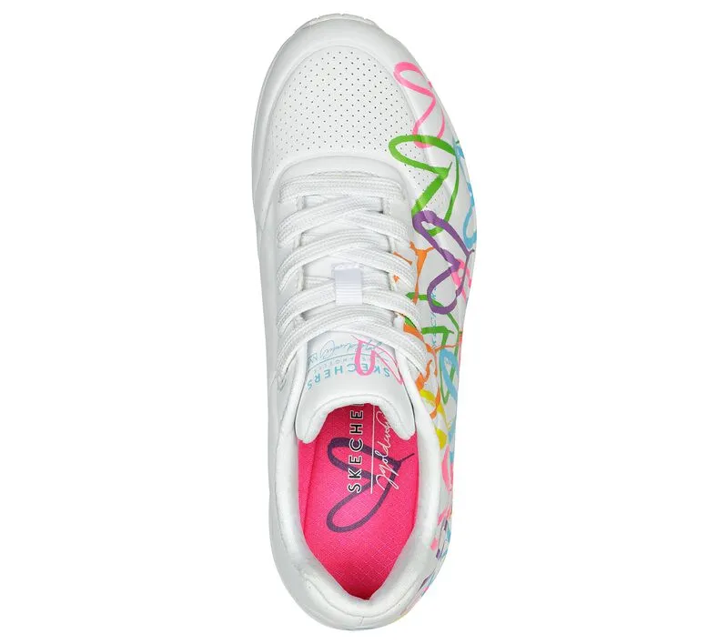 Skechers Womens JGoldcrown: Uno - Highlight Love 177981 WHITE / MULTI
