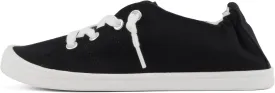 Soda Flat Women Shoes Linen Canvas Slip On Sneakers Lace Up Style Loafers Zig-S