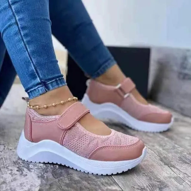 Summer Women Casual Sneakers Ladies Sport Shoes Breathable Mesh Platform Female Vulcanize Shoes Non Slip Chaussure Femme