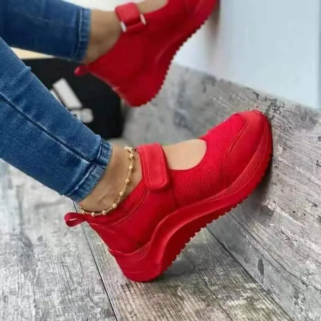 Summer Women Casual Sneakers Ladies Sport Shoes Breathable Mesh Platform Female Vulcanize Shoes Non Slip Chaussure Femme