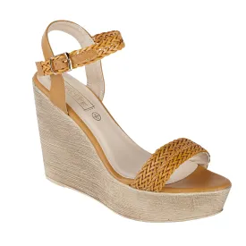 Tan Wedges