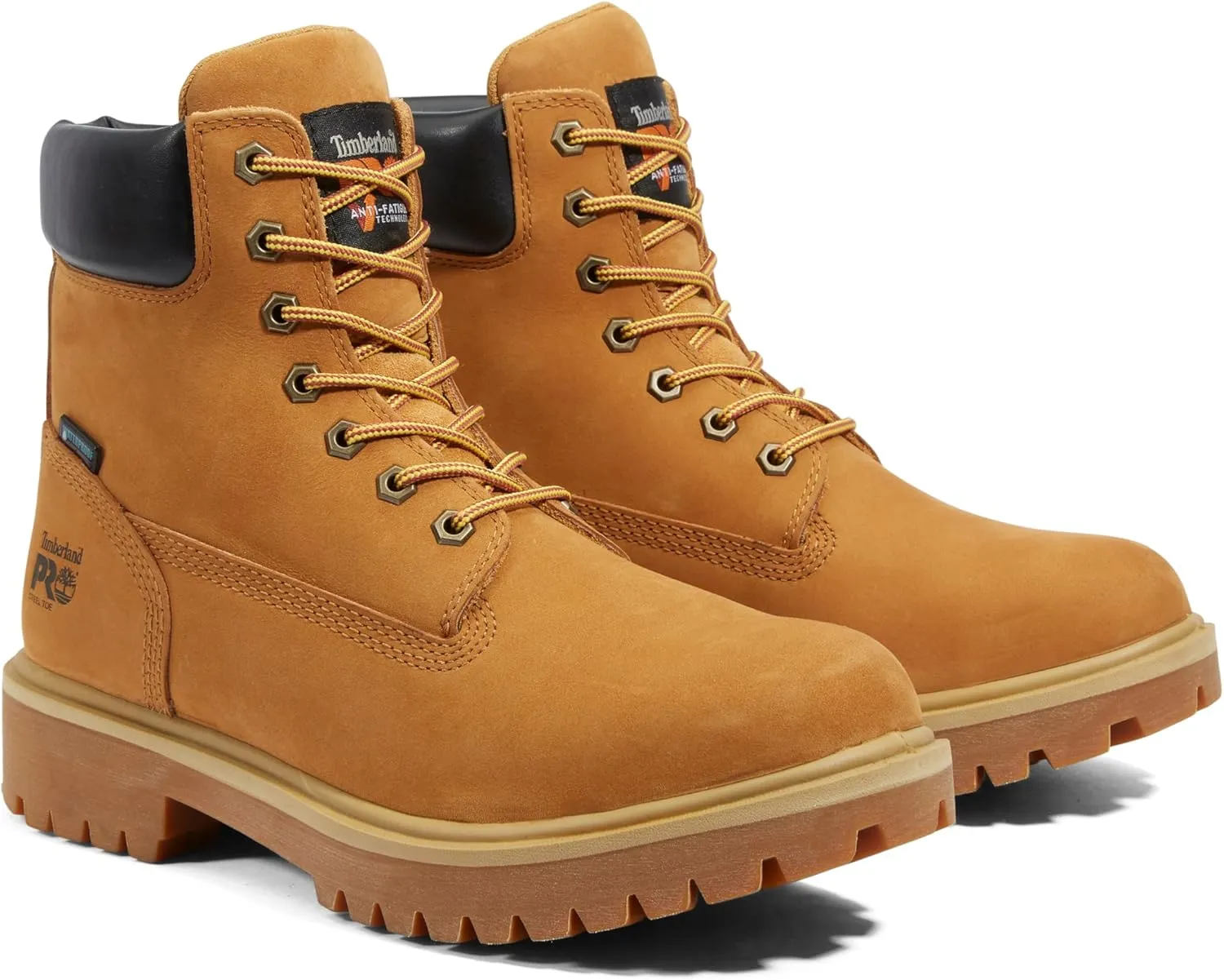 Timberland PRO Men's Direct Attach 6 Inch Steel Safety Toe Insulated Waterproof Work Boot
