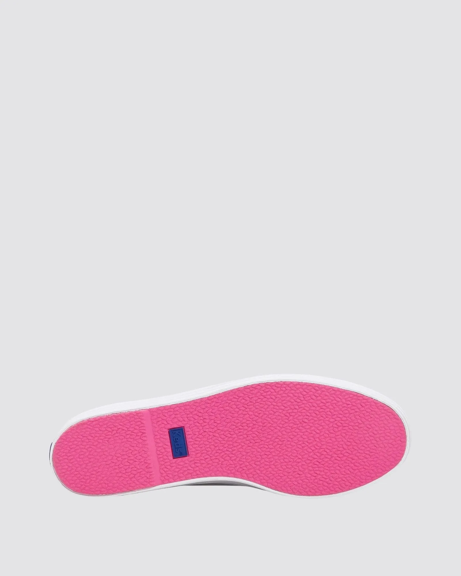 TRIPLE UP PLATFORM SNEAKERS POP BINDING WHITE/FUCHSIA LEATHER