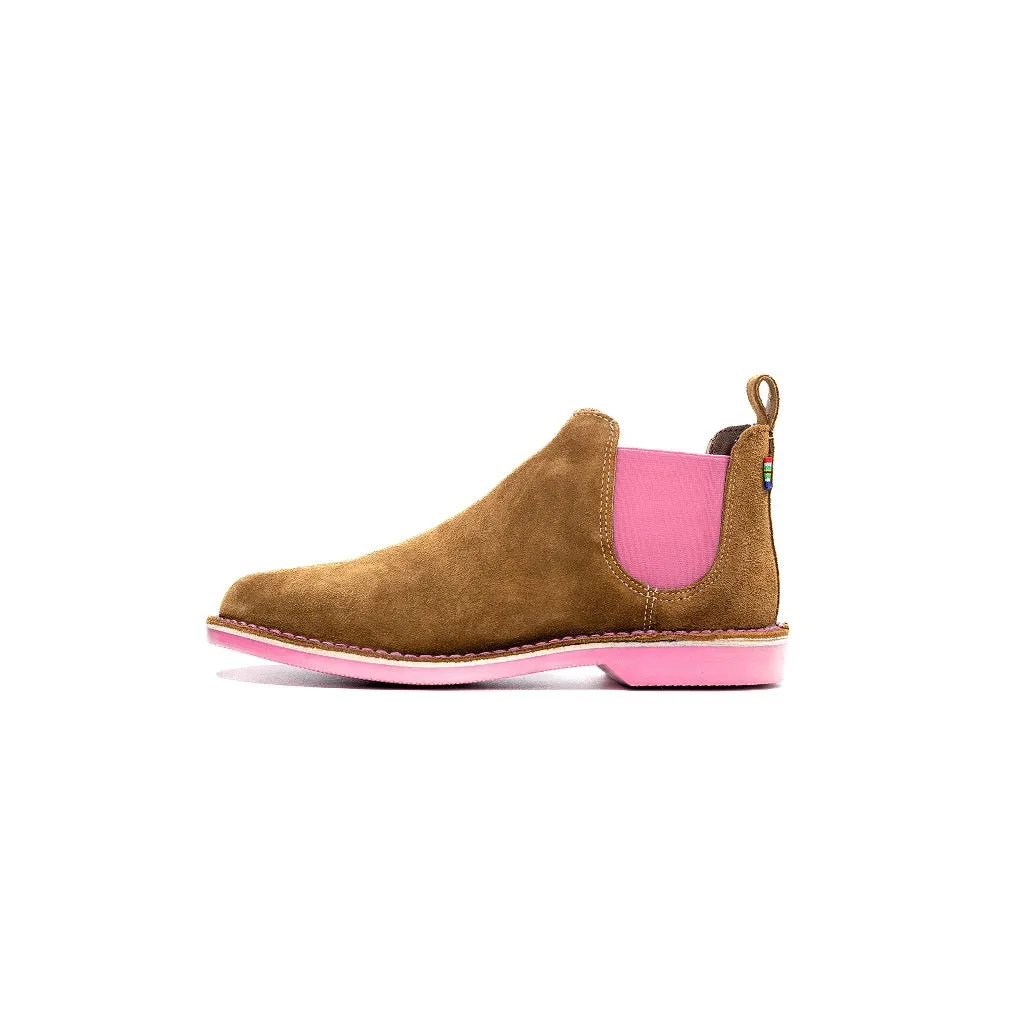 Veldskoen Chelsea Boot - Pink Sole