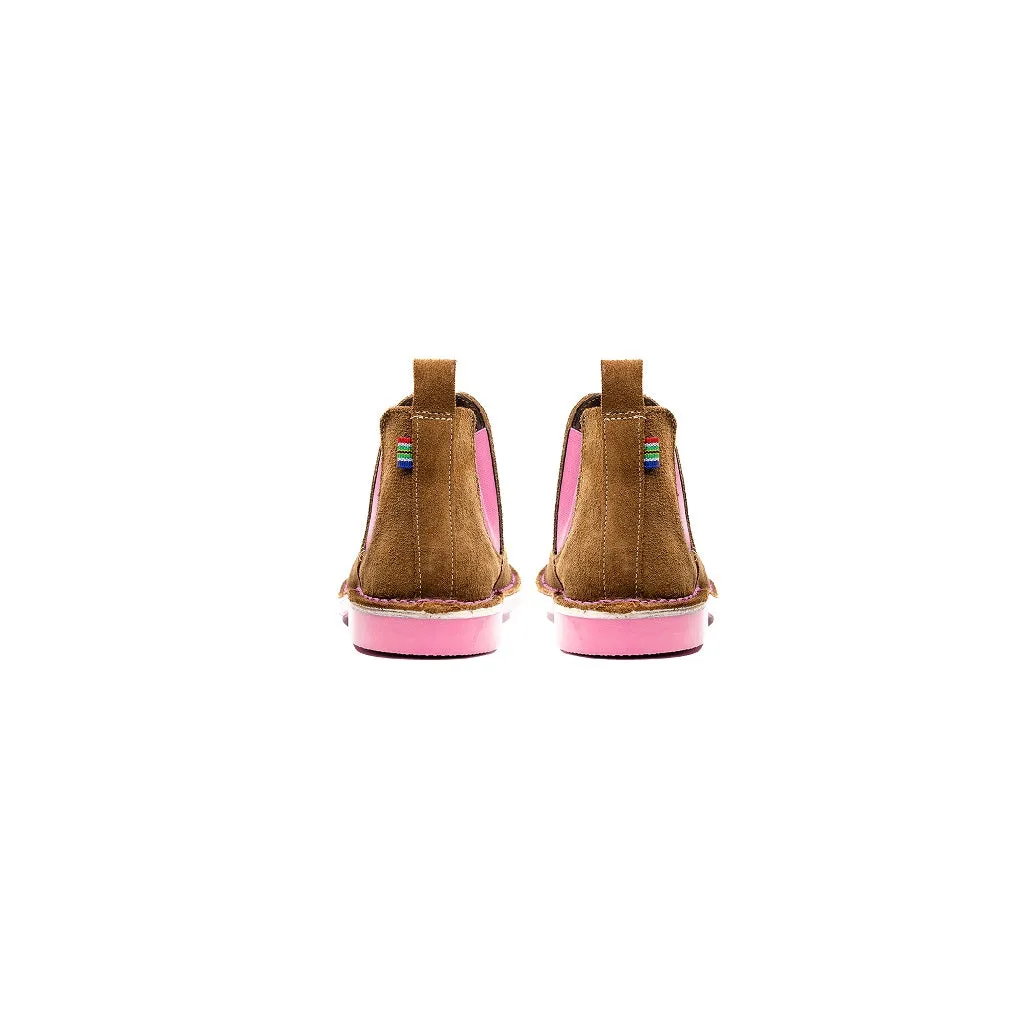Veldskoen Chelsea Boot - Pink Sole