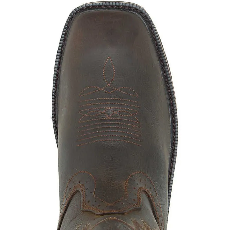 Wolverine Men's Rancher Steel Toe Western Work Boot- Brown- W10702