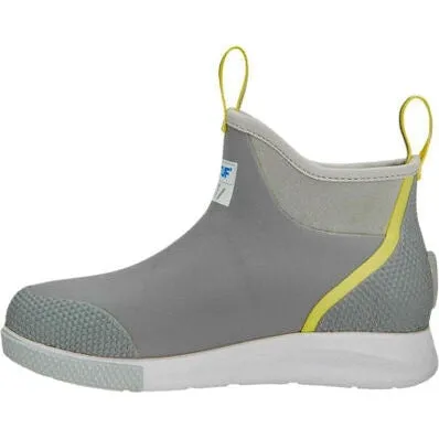 Xtratuf Women's Ankle 6" Waterproof Slip Resist Deck Sport Boot -Grey- ADSW108