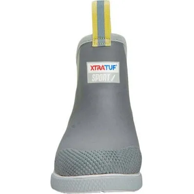 Xtratuf Women's Ankle 6" Waterproof Slip Resist Deck Sport Boot -Grey- ADSW108