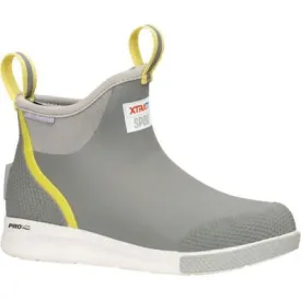 Xtratuf Women's Ankle 6" Waterproof Slip Resist Deck Sport Boot -Grey- ADSW108